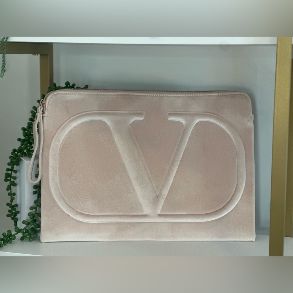 Valentino Beauty Laptop/ipad Pouch/bag/ Case - Tan